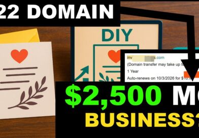 Turning A $22 Domain Name Into A FULL Profitable Business With Ai!