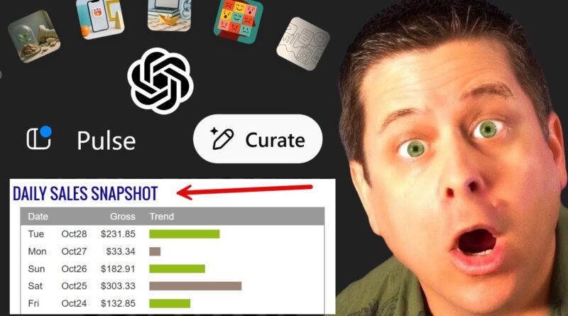 NEW Chatgpt Pulse – Make Money With Ai Curated Content!