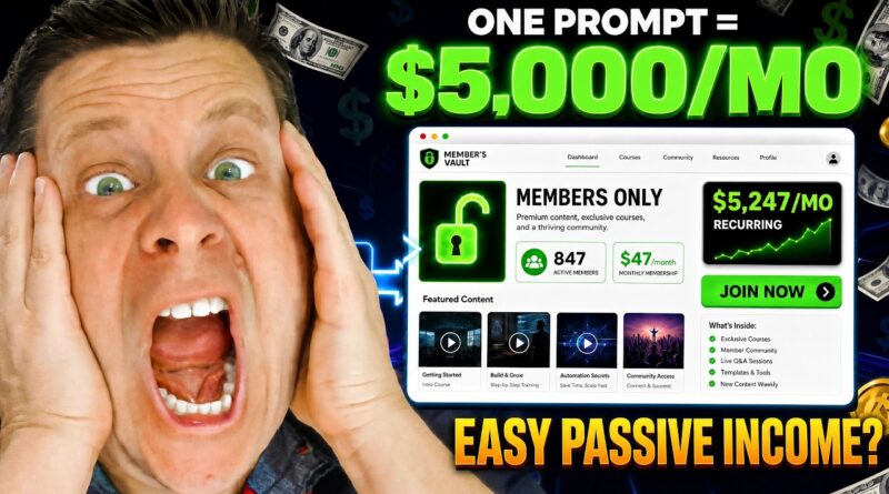 I Used Ai To Make Membership Site – $45,301 So Far + ARR!