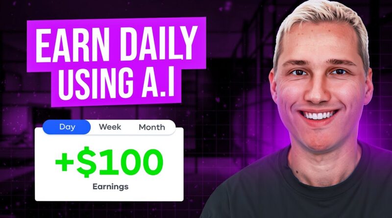 The Best Side Hustle To Make $100 A Day With AI