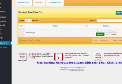WP Sales Leads  – lead capture plugin for wordpress