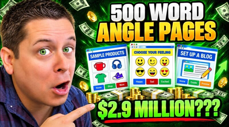 These Boring ‘ANGLE’ Websites = $100K MO? – Copy Them With Ai!