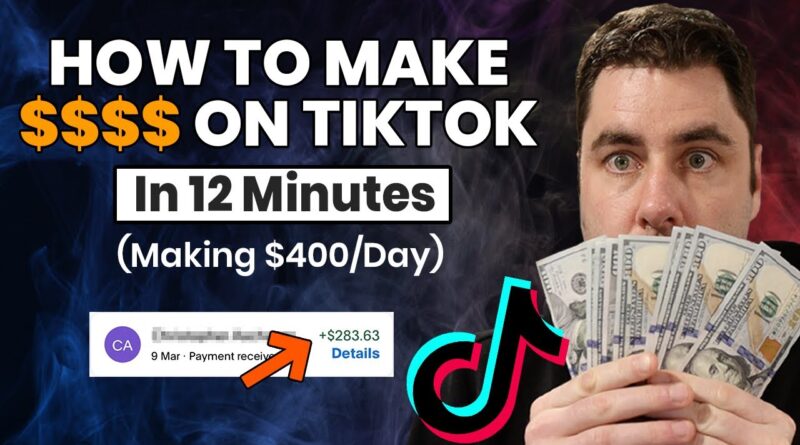 How To Make Money on TikTok Online In 2023 (SECRETS To Make $300 a Day)