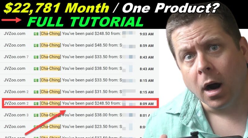 Watch Me Promote A JvZoo / DigiStore24 / Product Start To Finish
